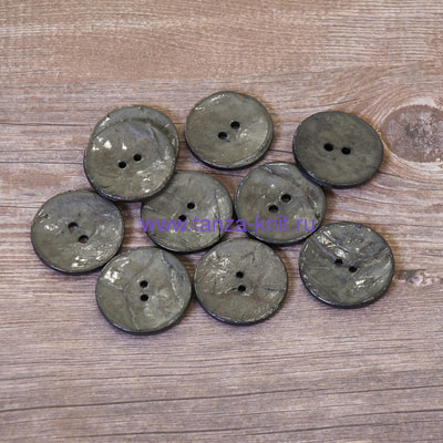 Concept Пуговицы Concept, 9, кокос с глазурью, 48L (32 мм), тёмно-серый, 1 шт. (вид 1) Concept Пуговицы Concept, 9, кокос с глазурью, 48L (32 мм), тёмно-серый, 1 шт. (фото, вид 1)