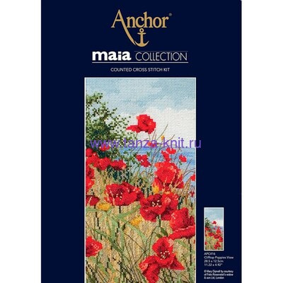 Anchor Набор для вышивания Вид на маки со склалы (вид 2) Anchor Набор для вышивания Вид на маки со склалы (фото, вид 2)