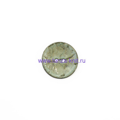 Concept Пуговицы Concept кокос с глазурью, 40L (25 мм), цв. 5 серо-голубой, 1 шт. (вид 1) Concept Пуговицы Concept кокос с глазурью, 40L (25 мм), цв. 5 серо-голубой, 1 шт. (фото, вид 1)