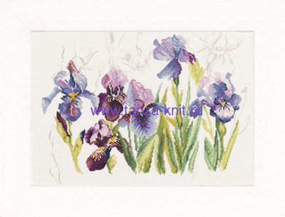 Lanarte Набор "Blue flowers - irisses (Синие ирисы)" Lanarte Набор "Blue flowers - irisses (Синие ирисы)"
